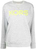 Michael Michael Kors Printed Logo Jumper - Grey