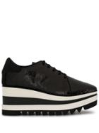 Stella Mccartney Elyse Sequinned Platform Shoes - Black
