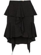Johanna Ortiz Nonsense Moments Ruffle Mini-skirt - Black