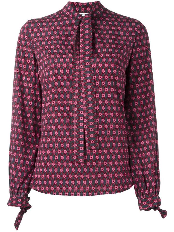 P.a.r.o.s.h. 'seventy' Shirt, Women's, Pink/purple, Silk/spandex/elastane