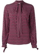 P.a.r.o.s.h. 'seventy' Shirt, Women's, Pink/purple, Silk/spandex/elastane