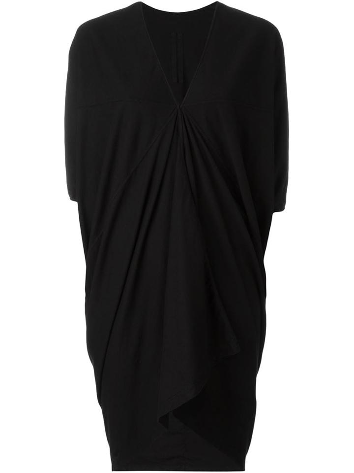 Rick Owens Drkshdw Draped V-neck Dress