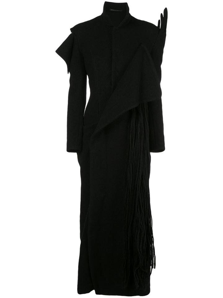 Yohji Yamamoto Hand Detail Dress - Black