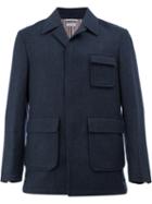 Thom Browne - Classic Fitted Coat - Men - Cupro/wool - 2, Blue, Cupro/wool
