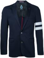 Guild Prime - Striped Sleeve Blazer - Men - Cotton - 3, Blue, Cotton