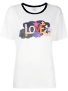 Saint Laurent - Love Ringer T-shirt - Women - Cotton - S, White, Cotton
