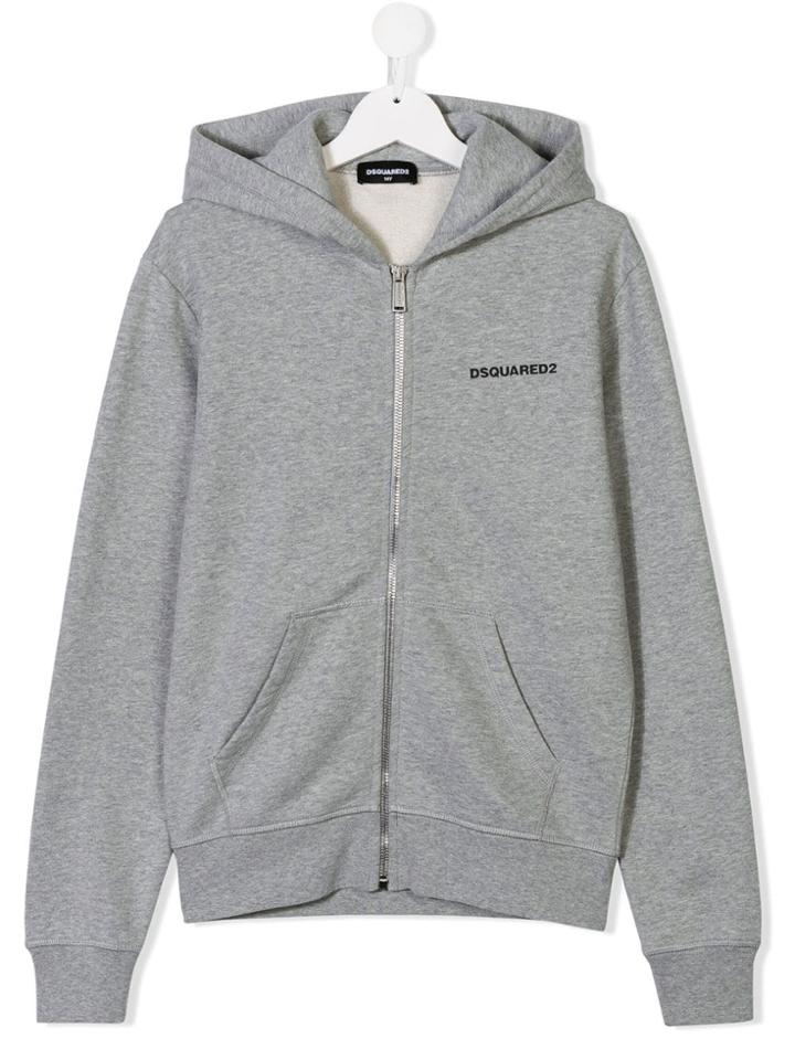 Dsquared2 Kids Teen Logo Track Top - Grey