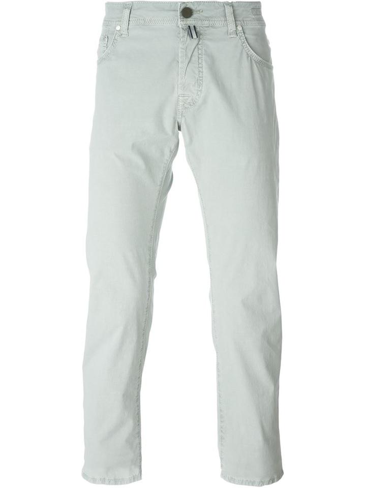 Jacob Cohen Slim Fit Trousers, Men's, Size: 30, Blue, Cotton/spandex/elastane