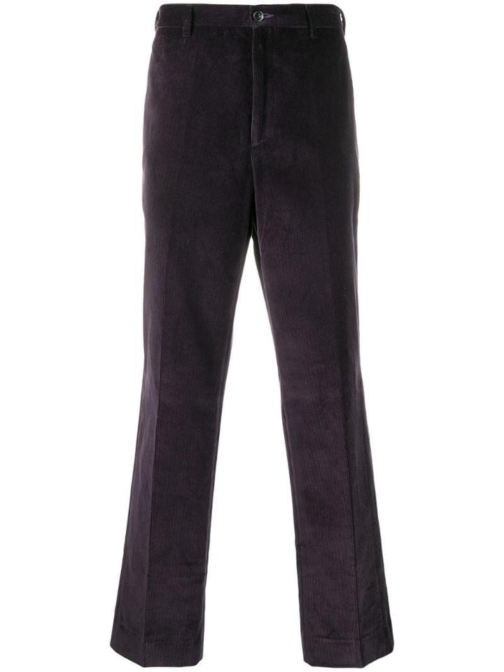 Cobra S.c. Creased Corduroy Trousers - Purple