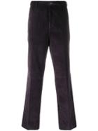 Cobra S.c. Creased Corduroy Trousers - Purple