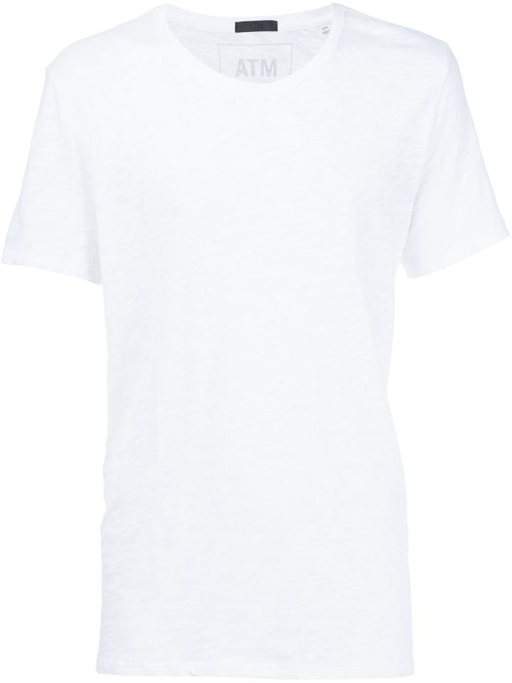 Atm Anthony Thomas Melillo - Slub Jersey Crew Neck Tee - Men - Cotton - L, White, Cotton
