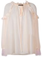 Roberto Cavalli Ruffle Detail Blouse