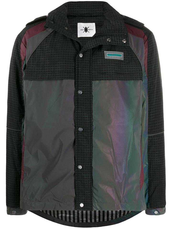 Daily Paper Goat Reflective Panel Jacket - Black