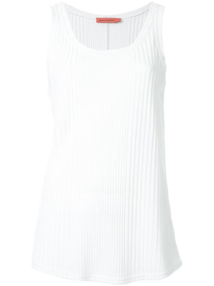 Manning Cartell Ribbed Tank Top - White