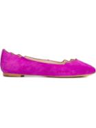 Sam Edelman Augusta Ballerinas, Women's, Size: 6.5, Pink/purple, Suede