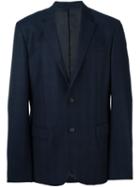 Joseph 'davide-check' Jacket, Men's, Size: 48, Blue, Viscose/wool