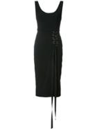 Rebecca Vallance Billie Laced Midi Dress - Black