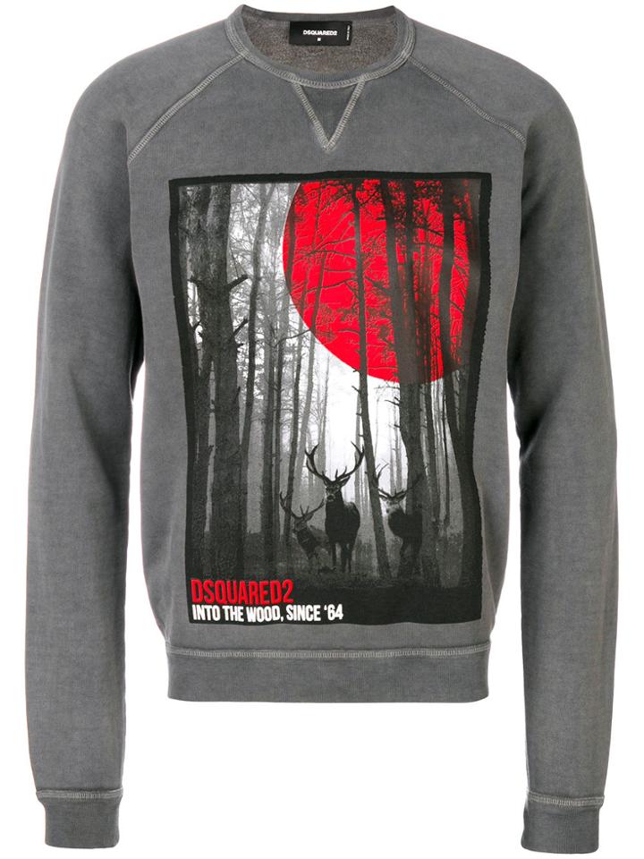 Dsquared2 Into The Woods Sweatshirt - Grey