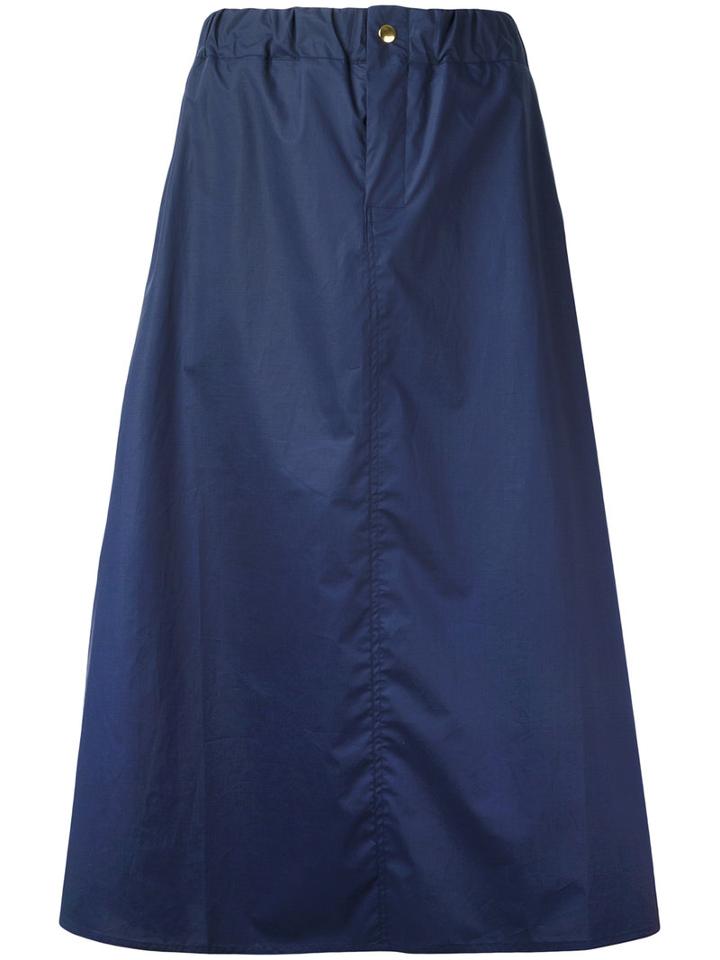 Sofie D'hoore - 'serene' Skirt - Women - Cotton - 40, Blue, Cotton