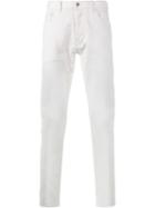 Valentino Classic Slim Jeans, Men's, Size: 29, White, Cotton/polyamide/spandex/elastane