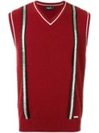 Dsquared2 - Knitted Vest - Men - Wool - Xl, Red, Wool