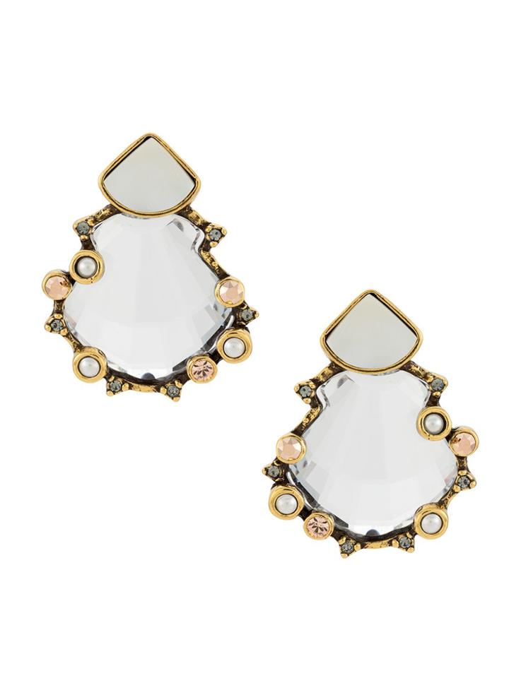 Camila Klein Concha Earrings - Gold