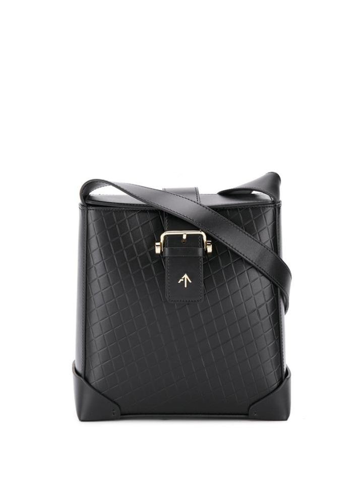 Manu Atelier Trapeze Shoulder Bag - Black