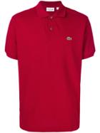 Lacoste Logo Polo Shirt - Red