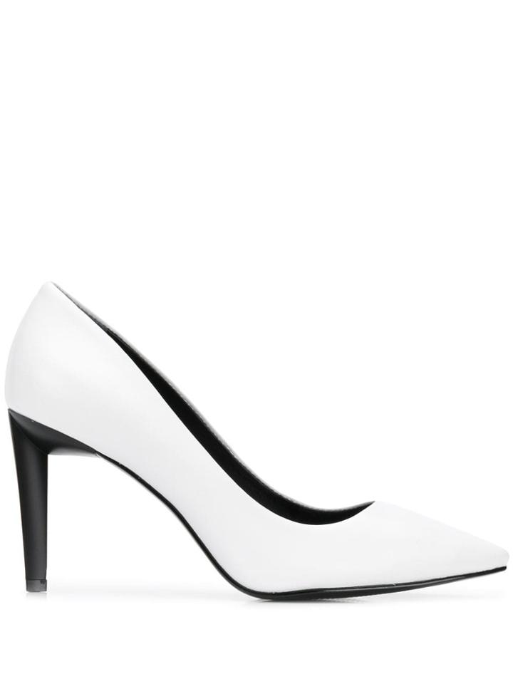 Kendall+kylie Structured Heel Pumps - White