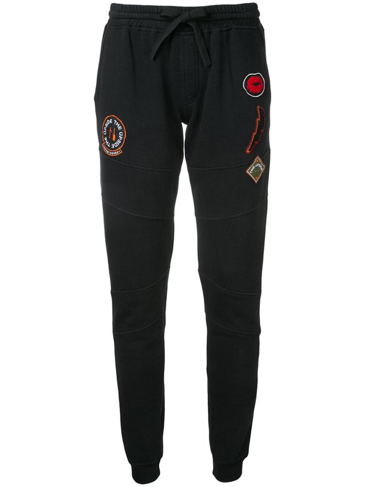 The Upside Patch Sports Track Pants - Black