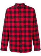 Kent & Curwen Grid Pattern Shirt - Red