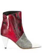 Isabel Marant Latts Ankle Boots - White