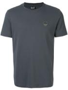 Ea7 Emporio Armani Printed '7' Logo T-shirt - Blue
