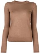 Joseph Fine Knit Jumper, Women's, Size: Medium, Brown, Silk/cashmere