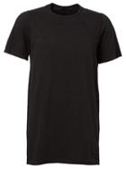 Rick Owens Drkshdw Round Neck T-shirt, Men's, Size: Small, Black, Cotton