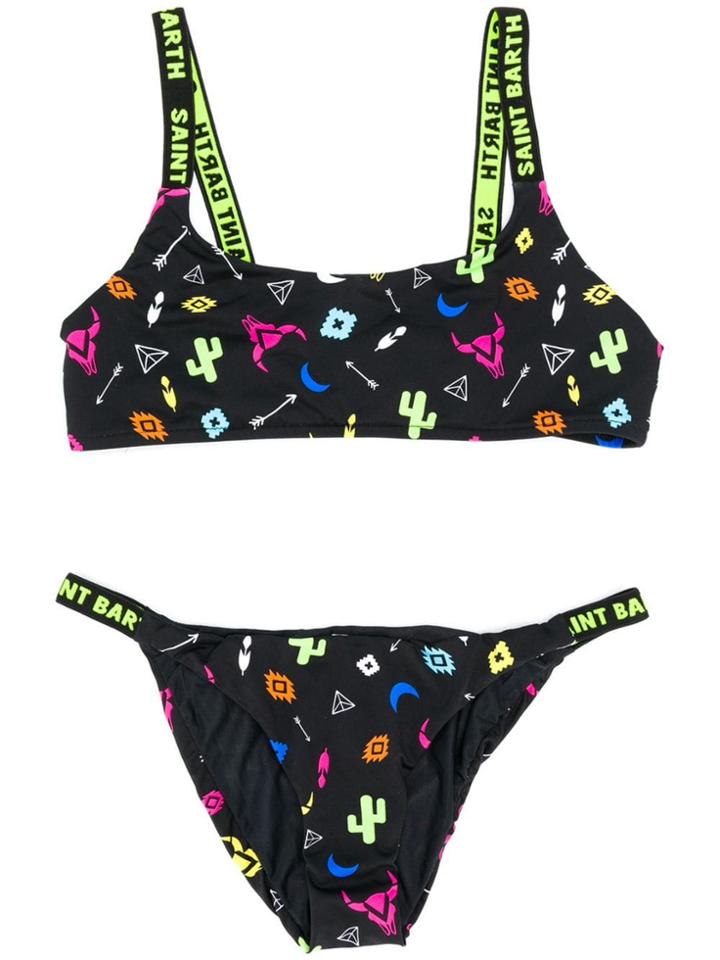 Mc2 Saint Barth Kids Marissa Bikini Set - Black