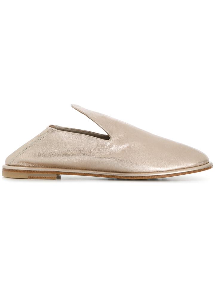 Agl Low Heeled Loafers - Metallic