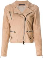 Simonetta Ravizza Biker Jacket - Nude & Neutrals