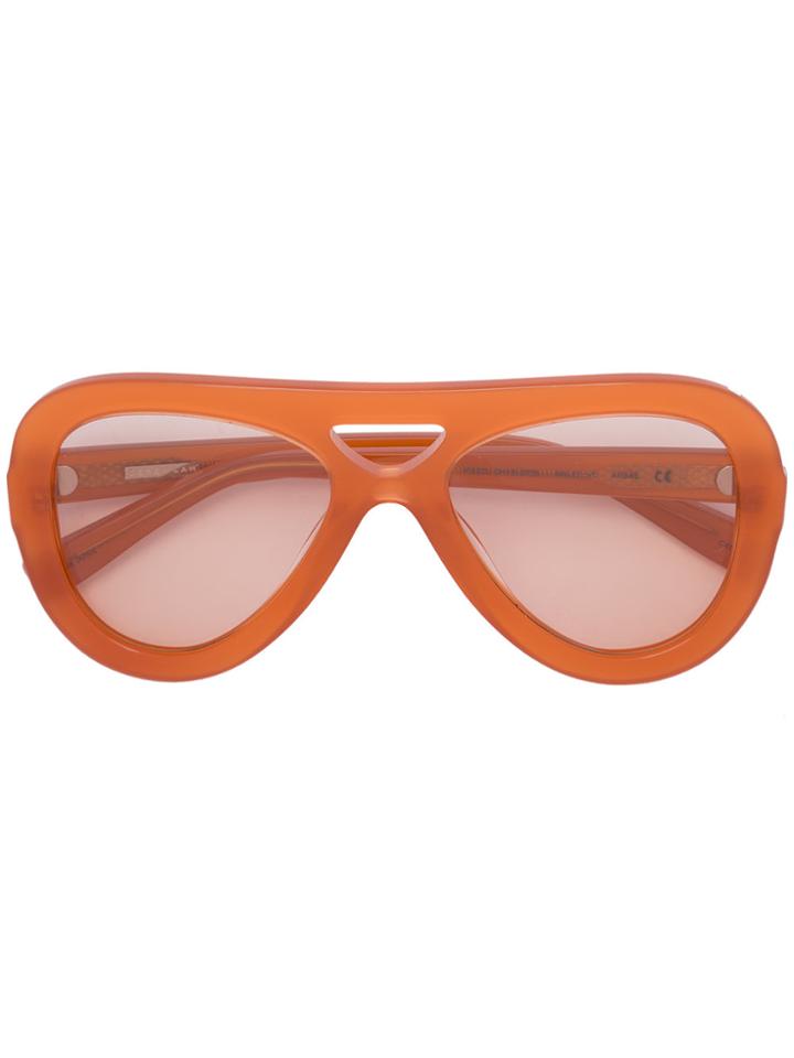 Derek Lam Charlotte Sunglass - Yellow & Orange