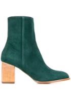 Christian Wijnants Suede Ankle Boots - Green