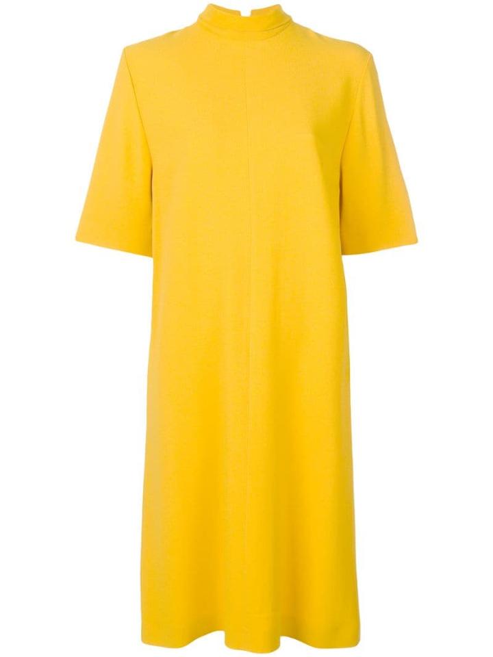 Joseph Funnel Neck Dress - Yellow