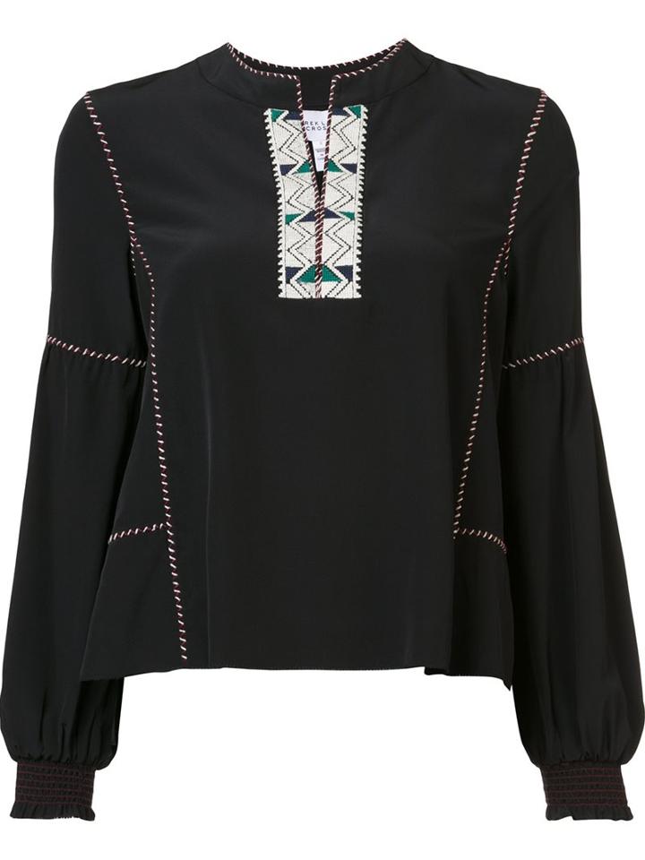 Derek Lam 10 Crosby Smocked Cuff Blouse