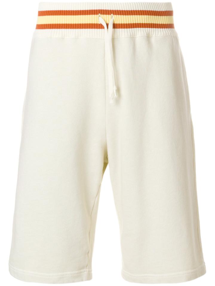Common Wild Drawstring Knee-length Shorts - White