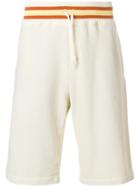 Common Wild Drawstring Knee-length Shorts - White