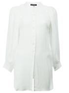 Ann Demeulemeester Slit Sleeved Shirt, Women's, Size: 38, White, Rayon
