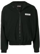 Represent Contrast Logo Bomber Jacket - Black