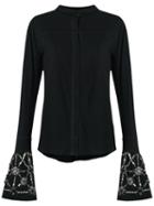 Andrea Bogosian - Embellished Shirt - Women - Cotton - G, Women's, Black, Cotton
