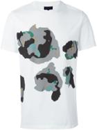 Lanvin Printed T-shirt, Men's, Size: S, White, Cotton