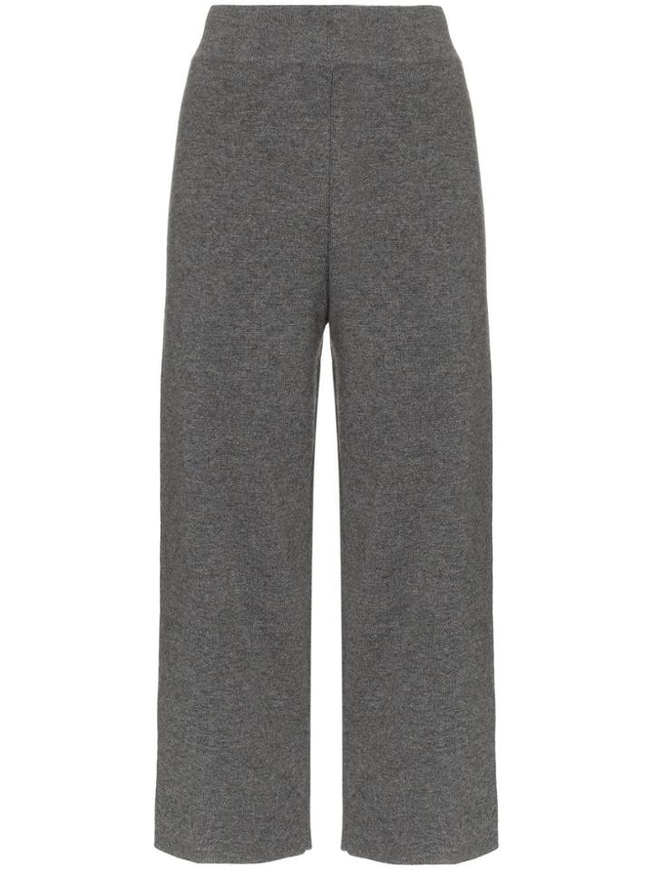 Le Kasha India Cashmere Cropped Trousers - Grey