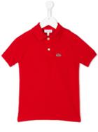 Lacoste Kids - Logo Embroidery Polo Shirt - Kids - Cotton - 12 Yrs, Red